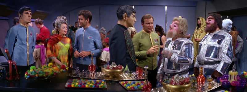 Illustration for article titled Widescreen Star Trek provides proper scope for utopian future, lava monsters